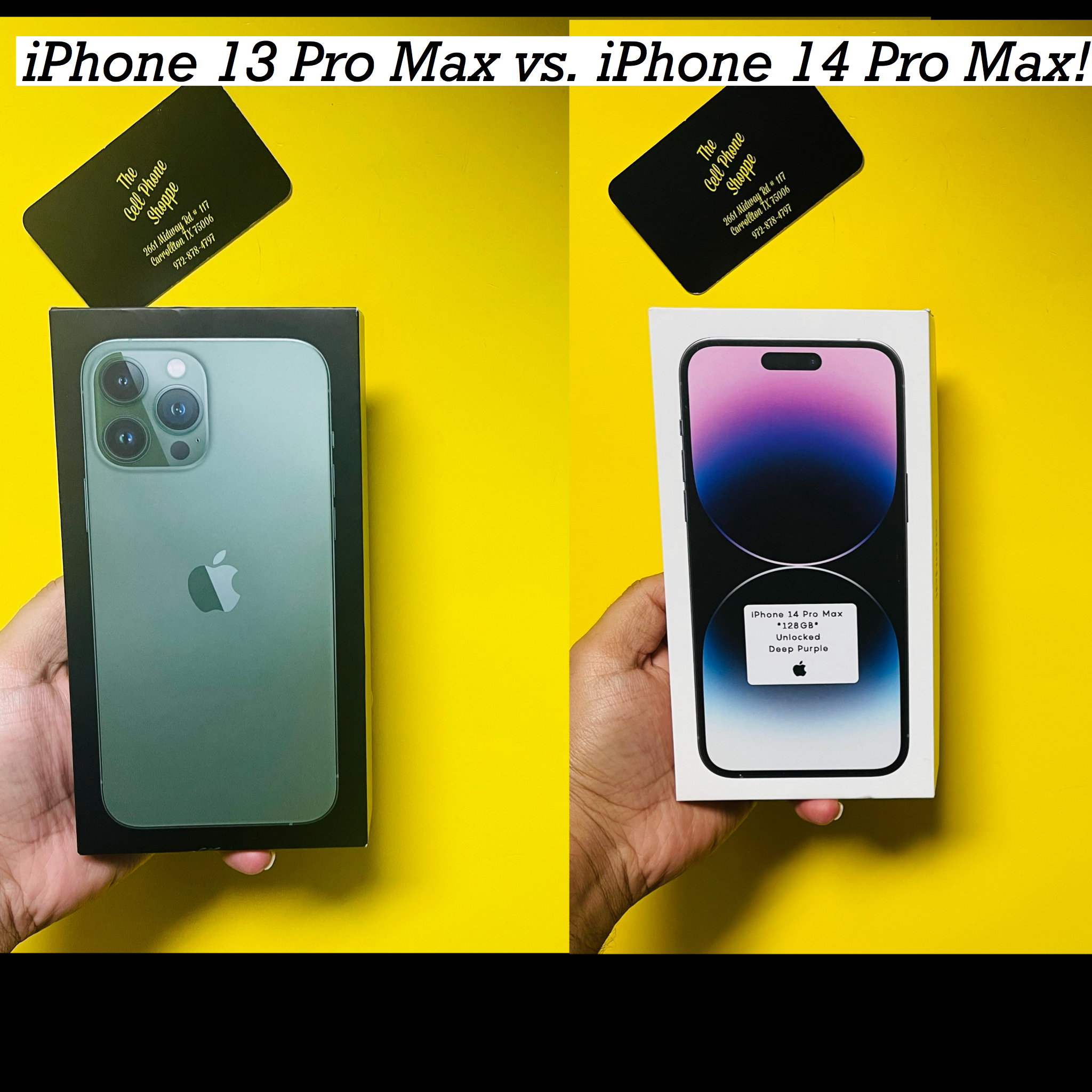 The iPhone 14 Pro Max vs the iPhone 13 Pro Max - is it worth the upgrade? A quick and simple comparison!