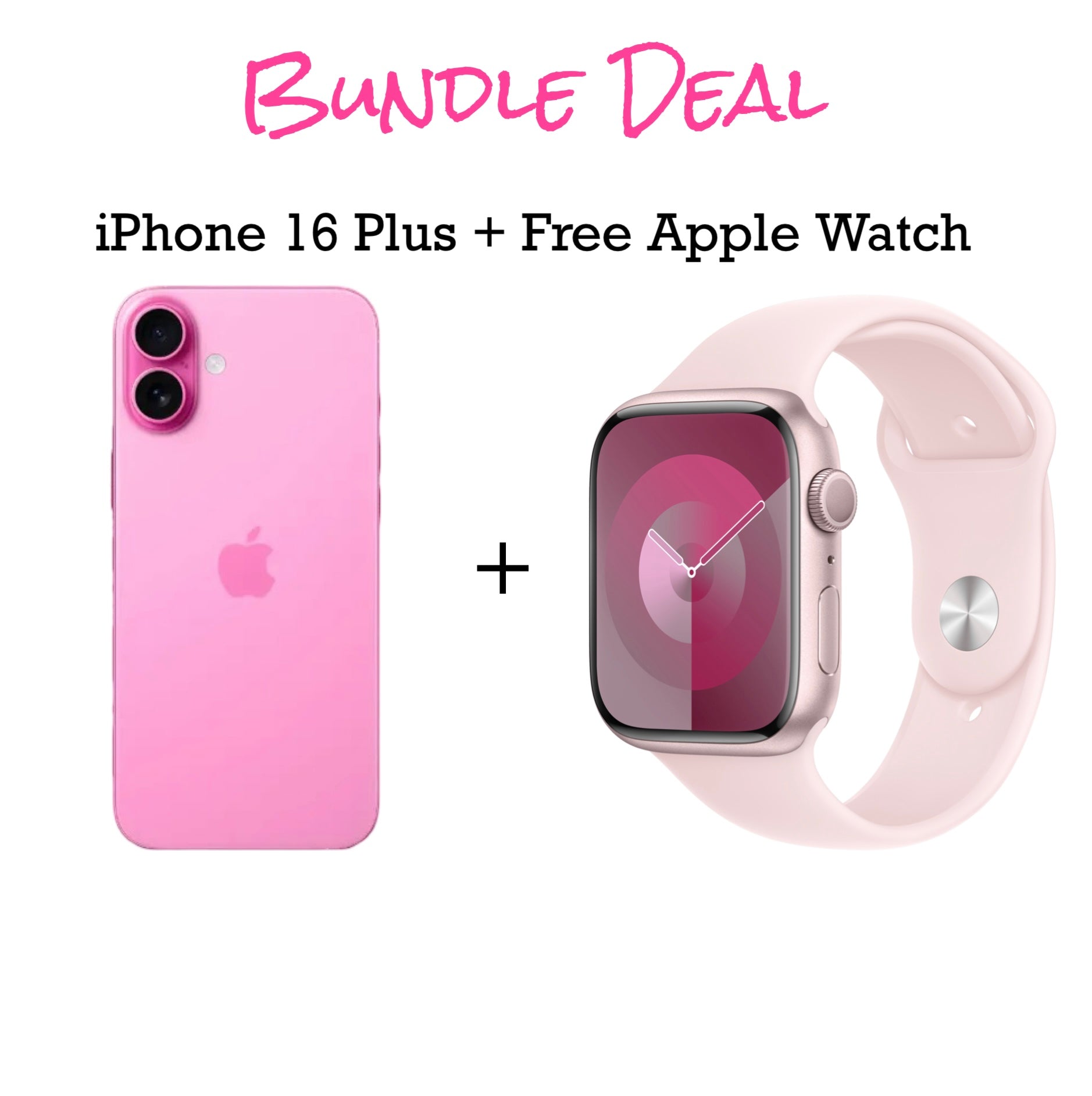 iPhone 16 PLUS Unlocked 128gb + Free Apple Watch Bundle (Finance for little as $50 down) - SaveOnCellz