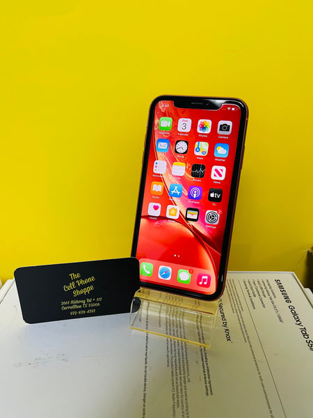 iPhone XR CORAL 128gb Att Tmobile Metro Cricket (Financing available for $50 down) - SaveOnCellz