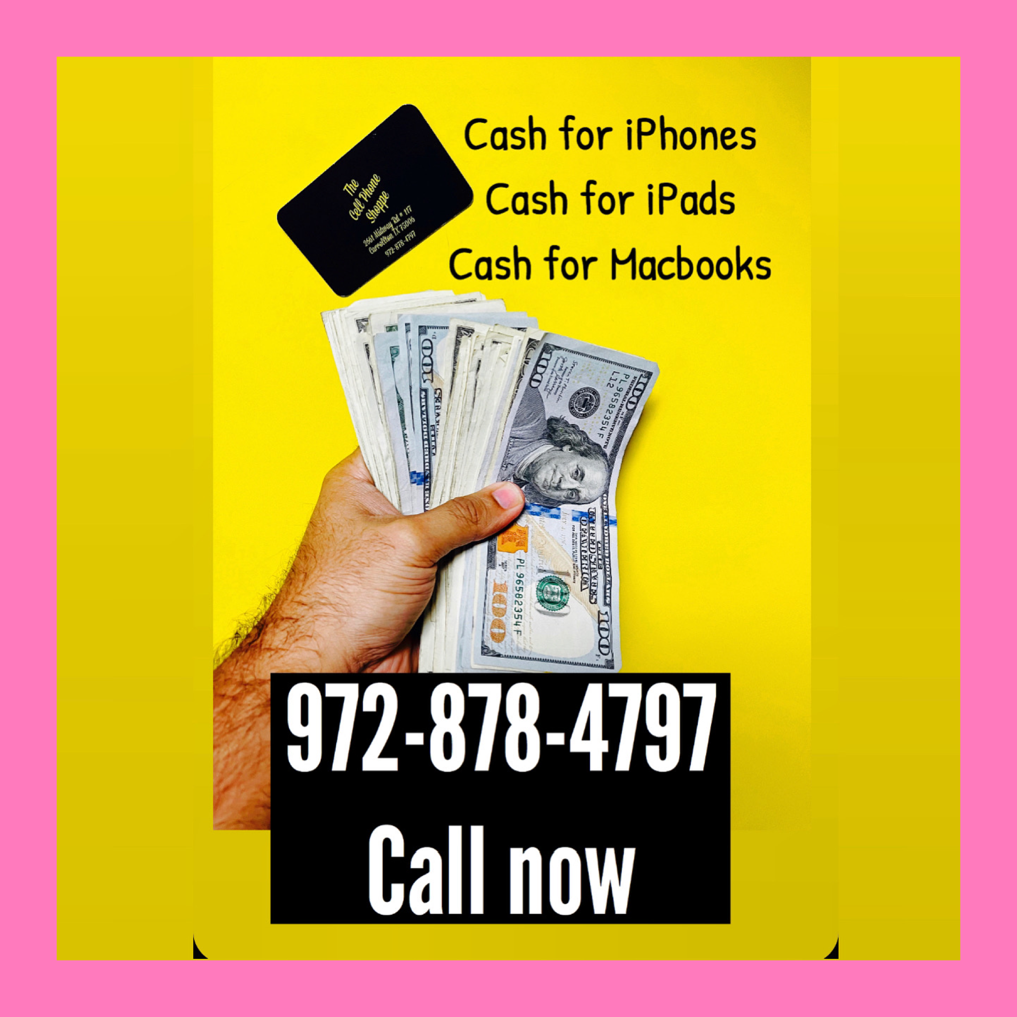 Sell your iPhone for Cash Today - Dallas TX