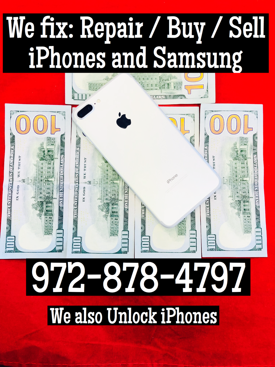 Sell us your iPhones, iPads, Apple Watches and Macbooks. We buy iphones! Sell iphone dallas