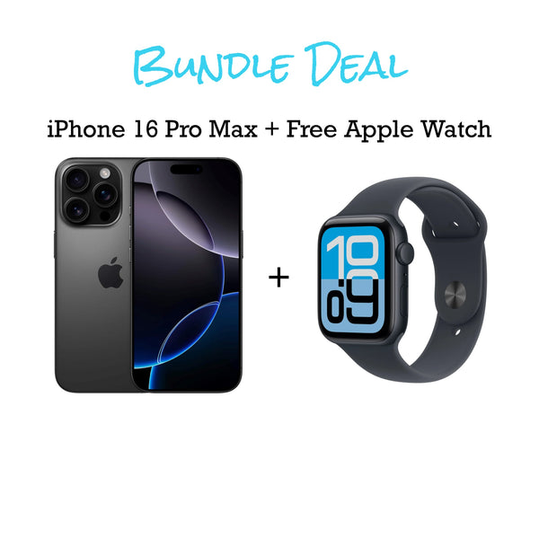 iPhone 16 PRO MAX Unlocked 256gb + Free Apple Watch Bundle (Finance for little as $50 down)